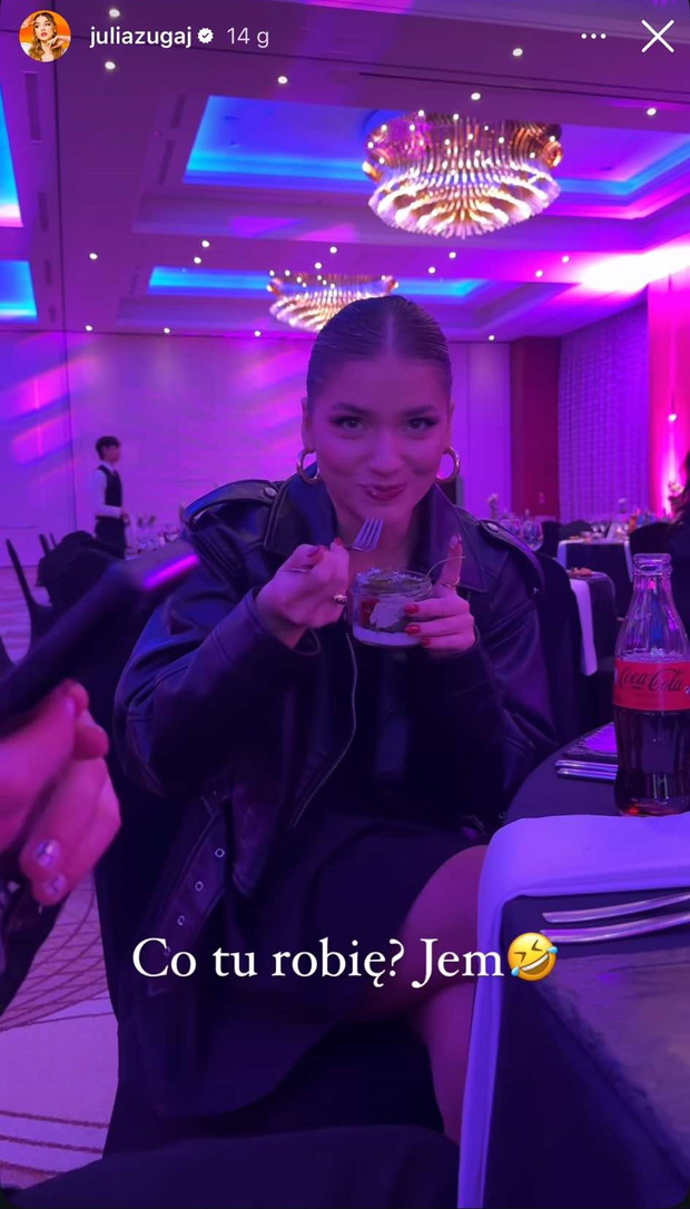 Julia Żugaj zabrała na event Kucinę