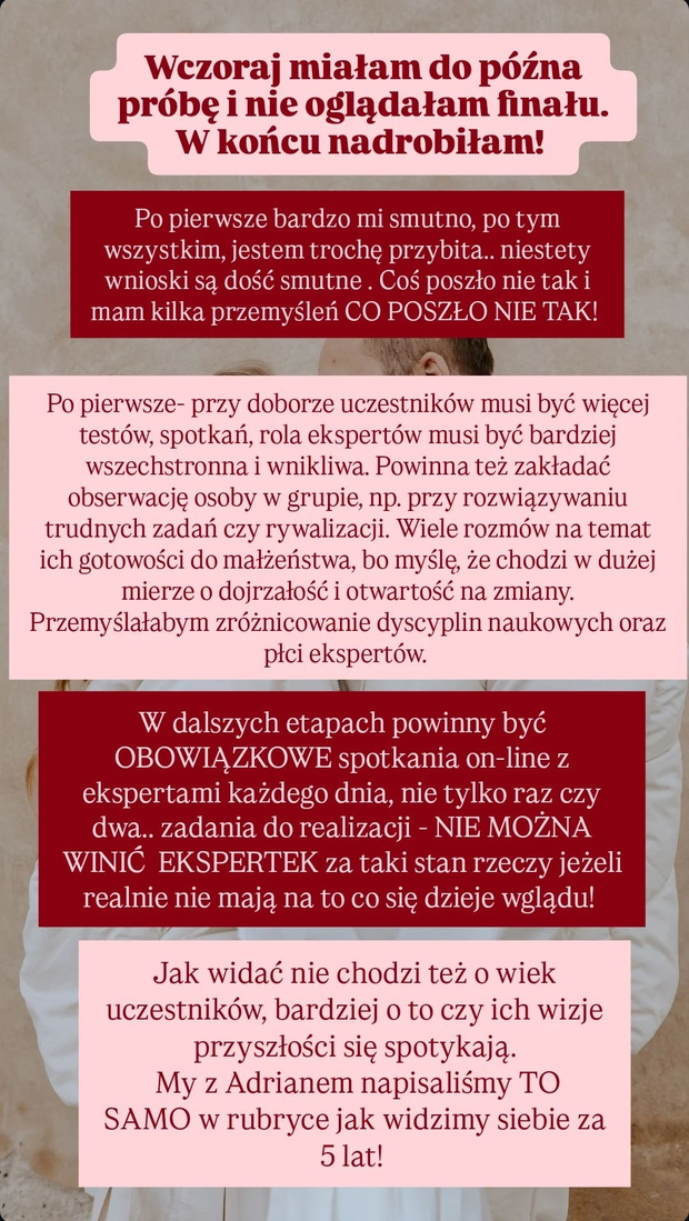 Anita ze Ślubu od pierwszego wejrzenia