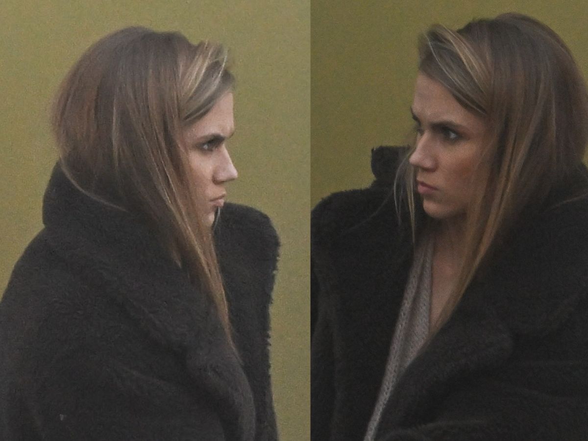 Agnieszka Kaczorowska wychodzi z treningu
