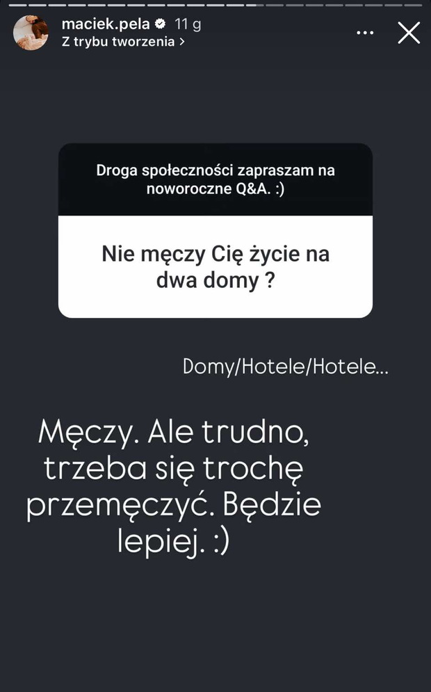 Maciej Pela o Agnieszce Kaczorowskiej i ich związku