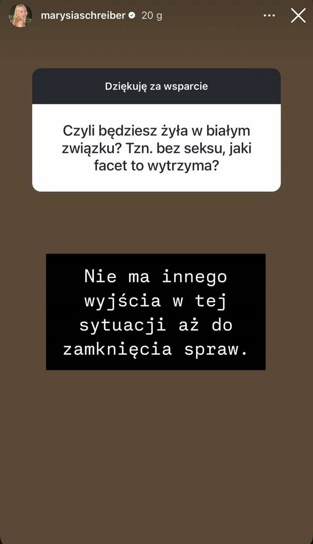 Marianna Schreiber o nowym związku
