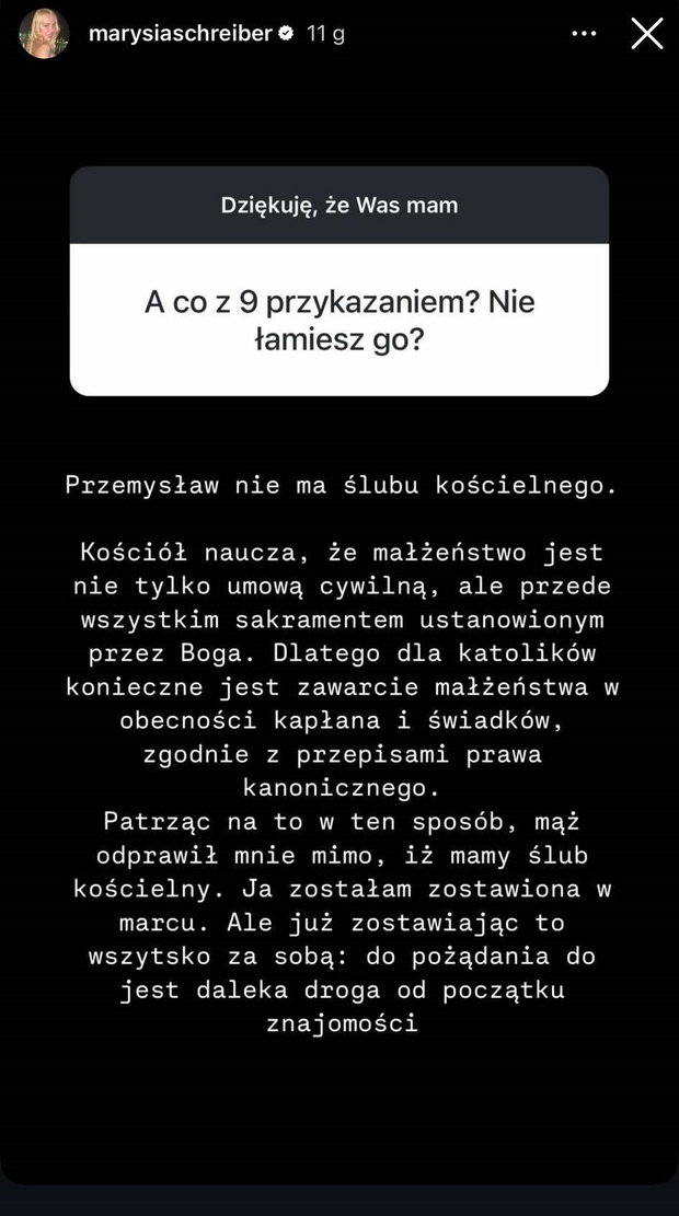 Marianna Schreiber o nowym związku