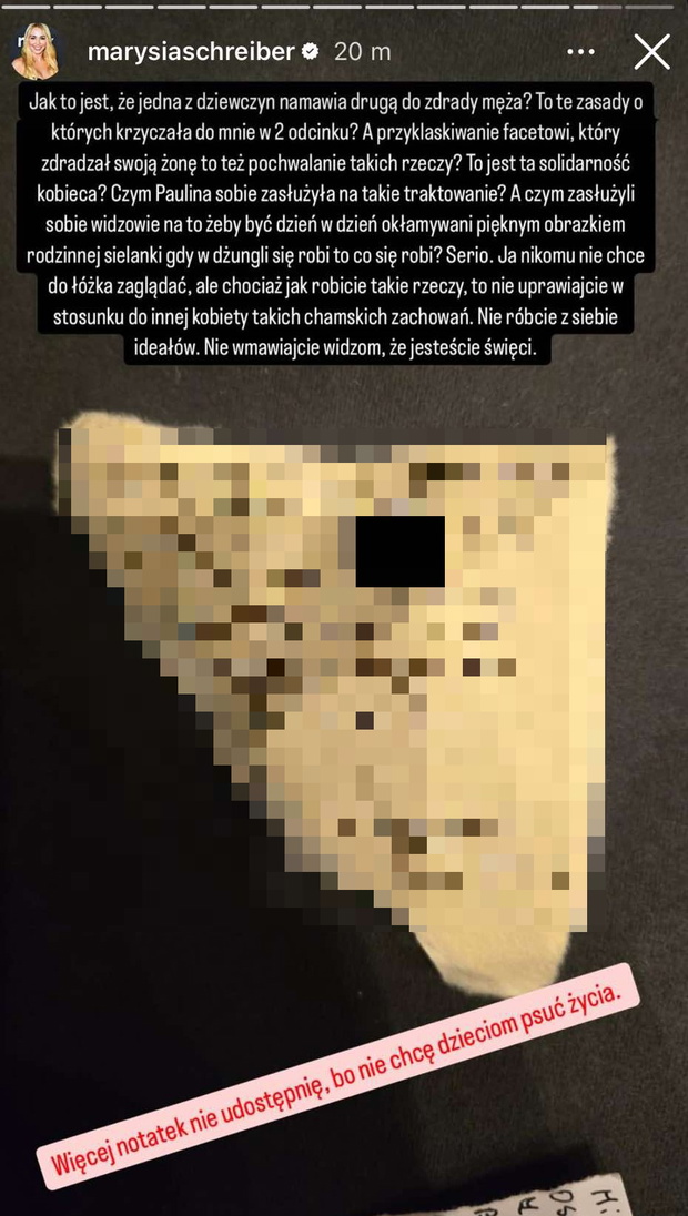 Marianna Schreiber uderza w Agnieszkę Kaczorowską