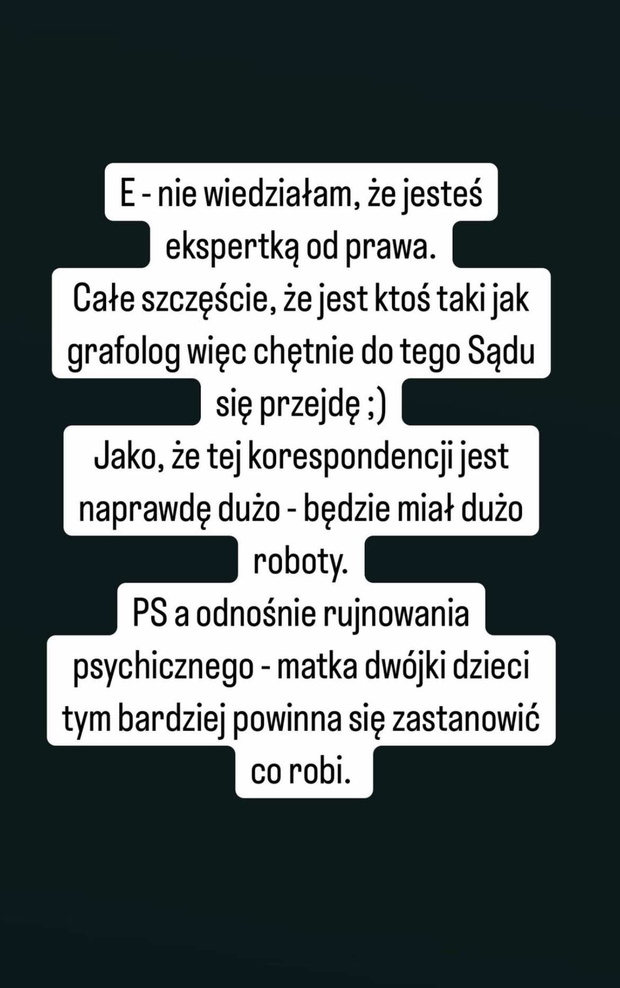 Marianna Scheriber nie boi się pozwu od Elizy Trybały