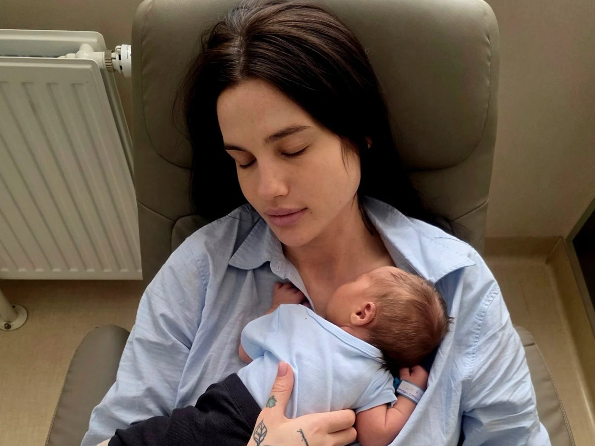Karolina Gilon z synem