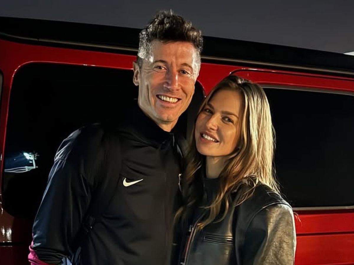 Ania i Robert Lewandowscy