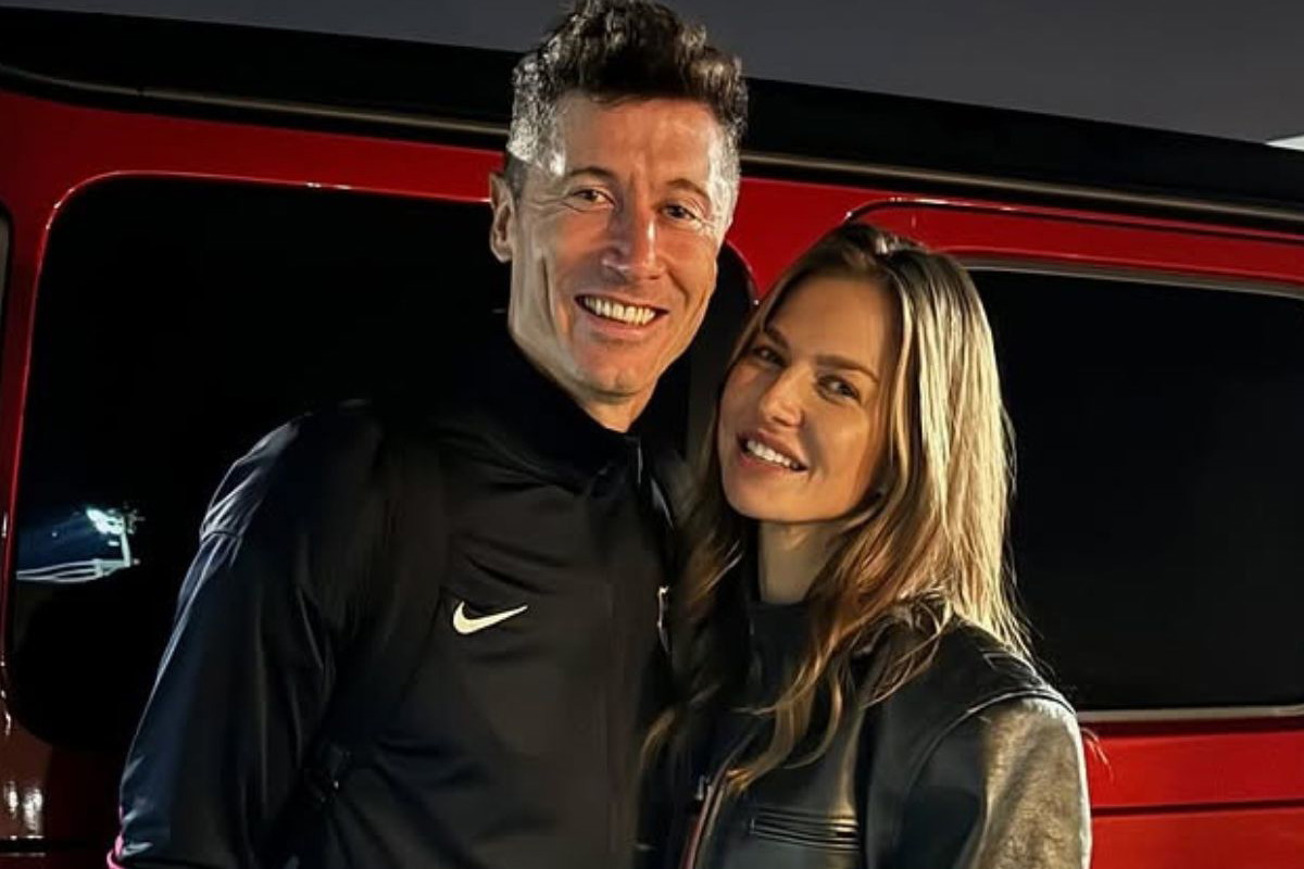 Ania i Robert Lewandowscy