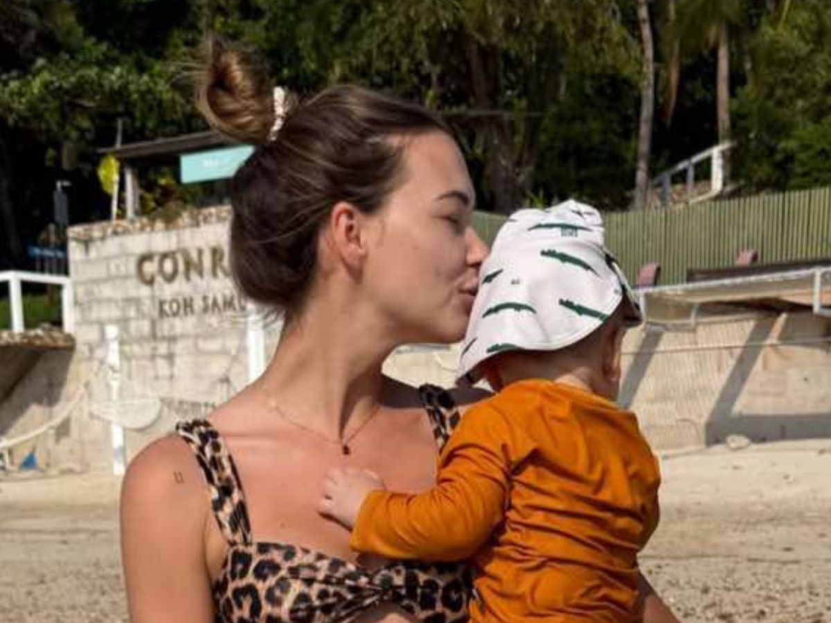Sandra Kubicka na wakacjach z synem. Towarzyszy jej ktoś wyjątkowy