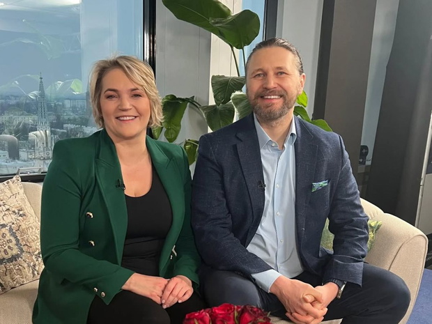 Dominika Chorosińska z mężem pouczali Polaków w TV Republika