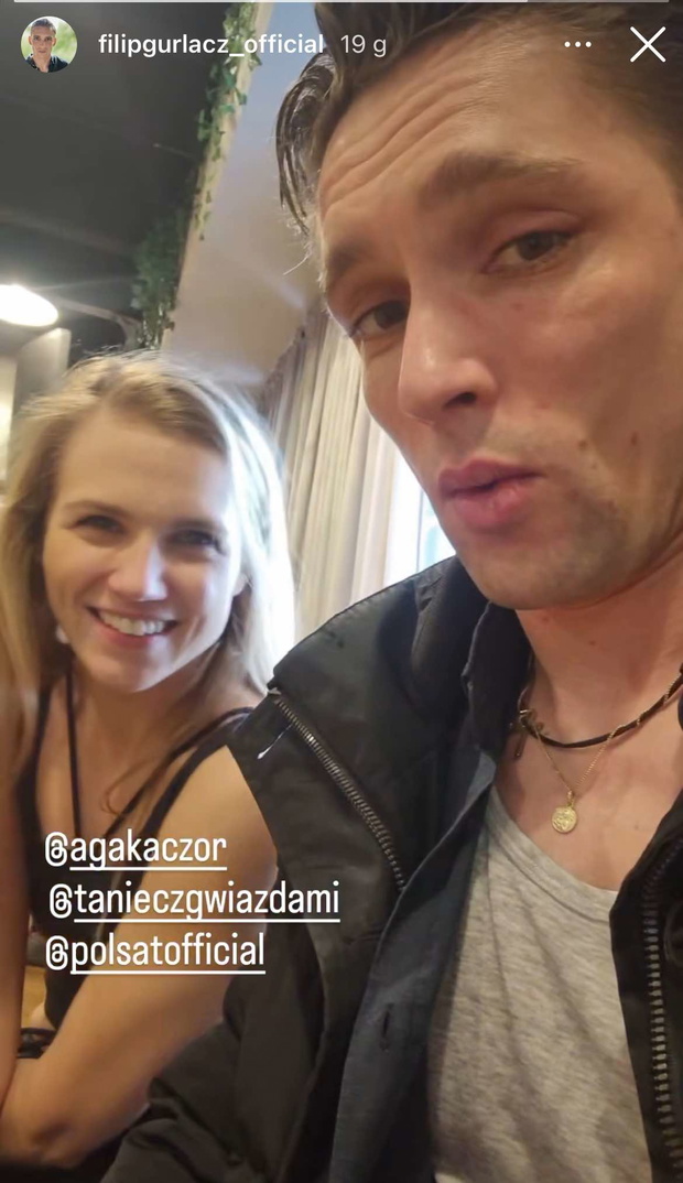 Agnieszka Kaczorowska i Filip Gurłacz