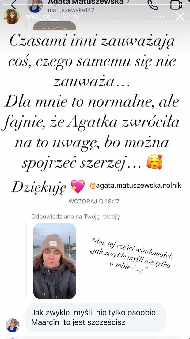 Ania z Rolnik szuka żony o Marcinie