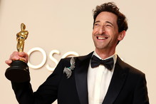 Adrien Brody zaliczył wstydliwą wpadkę przed odebraniem Oscara