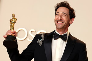 Adrien Brody zaliczył wstydliwą wpadkę przed odebraniem Oscara