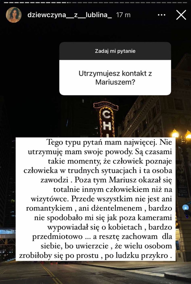 Joanna z Żona dla Polaka komentuje rozstanie z Mariuszem