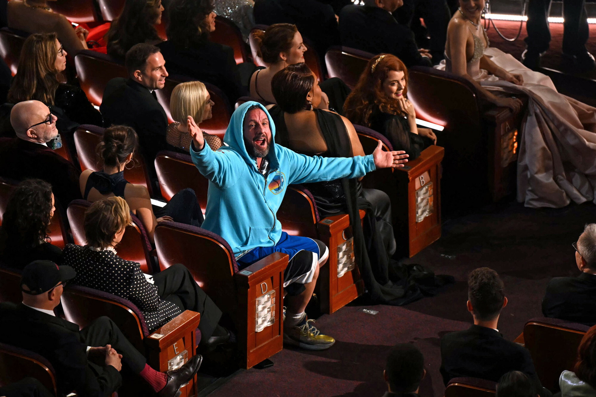 Adam Sandler pojawił się w dresie na Oscarach 2025
