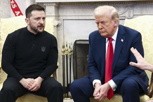 Donald Trump na spotkaniu z prezydentem Ukrainy zaczął mówić o Polsce