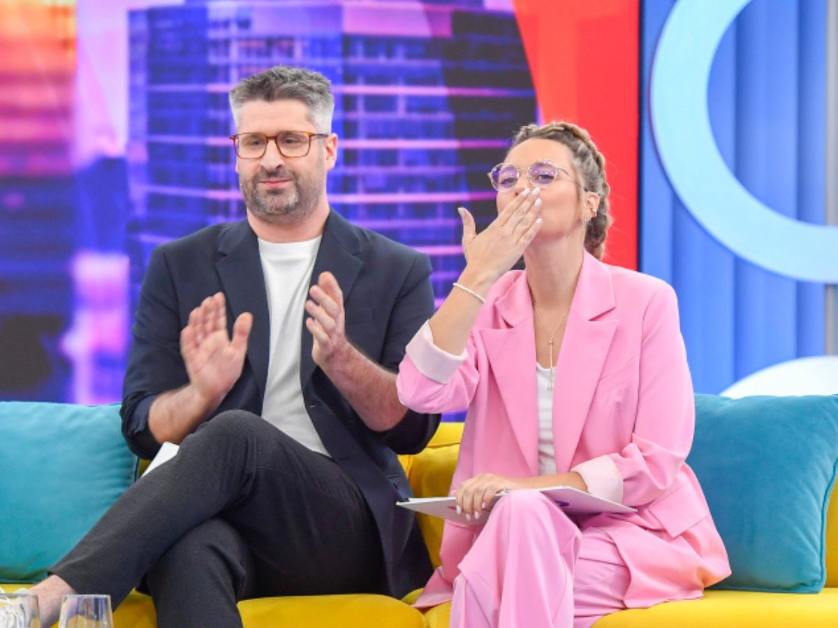 Olga Łasak i Piotr Gumulec w "Halo tu Polsat"