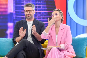 Olga Łasak i Piotr Gumulec w "Halo tu Polsat"