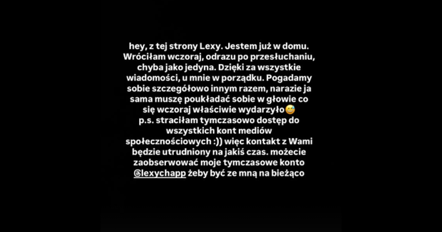 oświadczenie Lexy C.