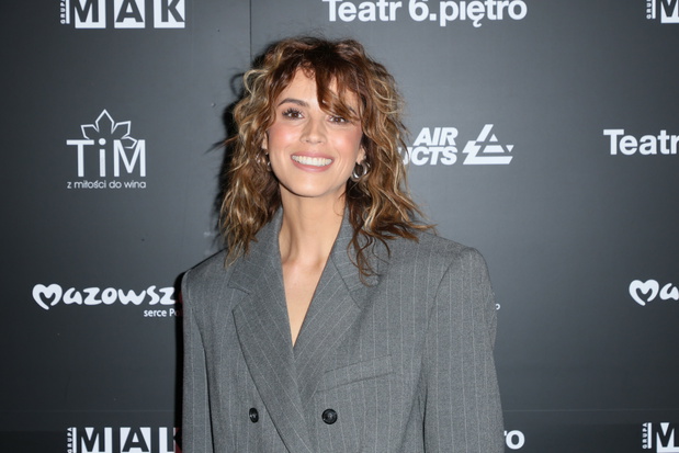 Michalina Sosna na premierze w Teatrze 6.piętro