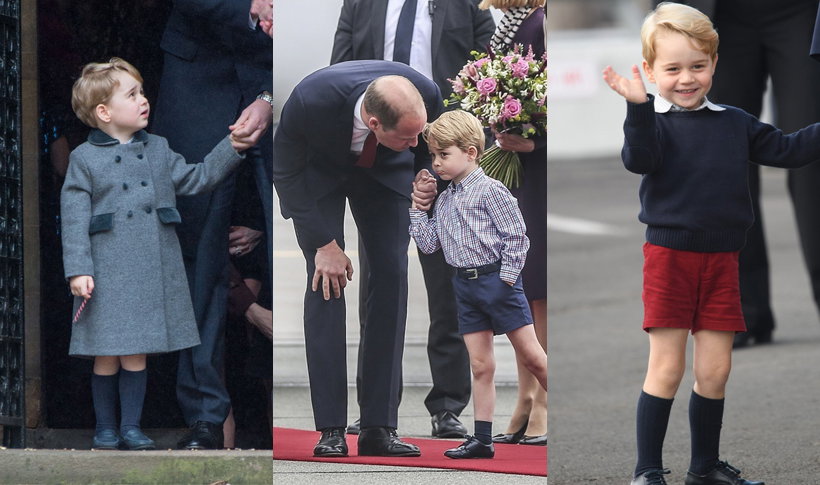 Książę George zawsze w szortach. Dlaczego?