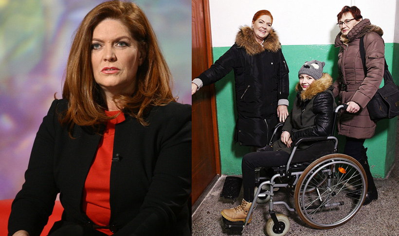 Katarzyna Dowbor na planie Nasz nowy dom