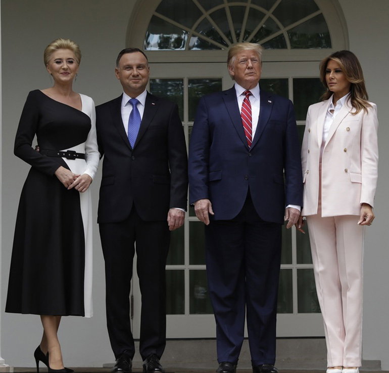 Melania Trump, Agata Duda, Donald Trump, Andrzej Duda