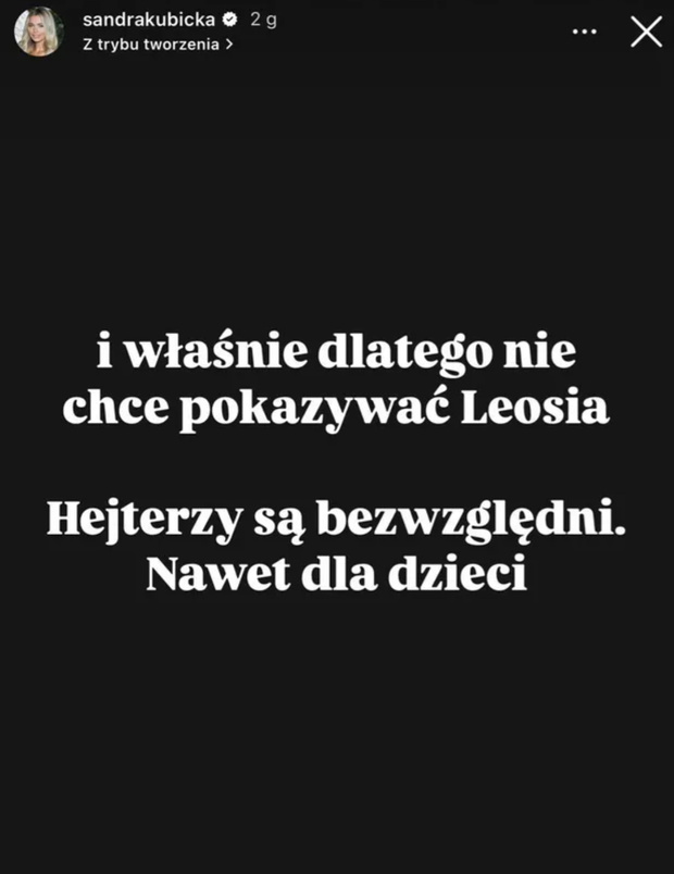 Sandra Kubicka o hejcie wobec Kasi Nawrockiej