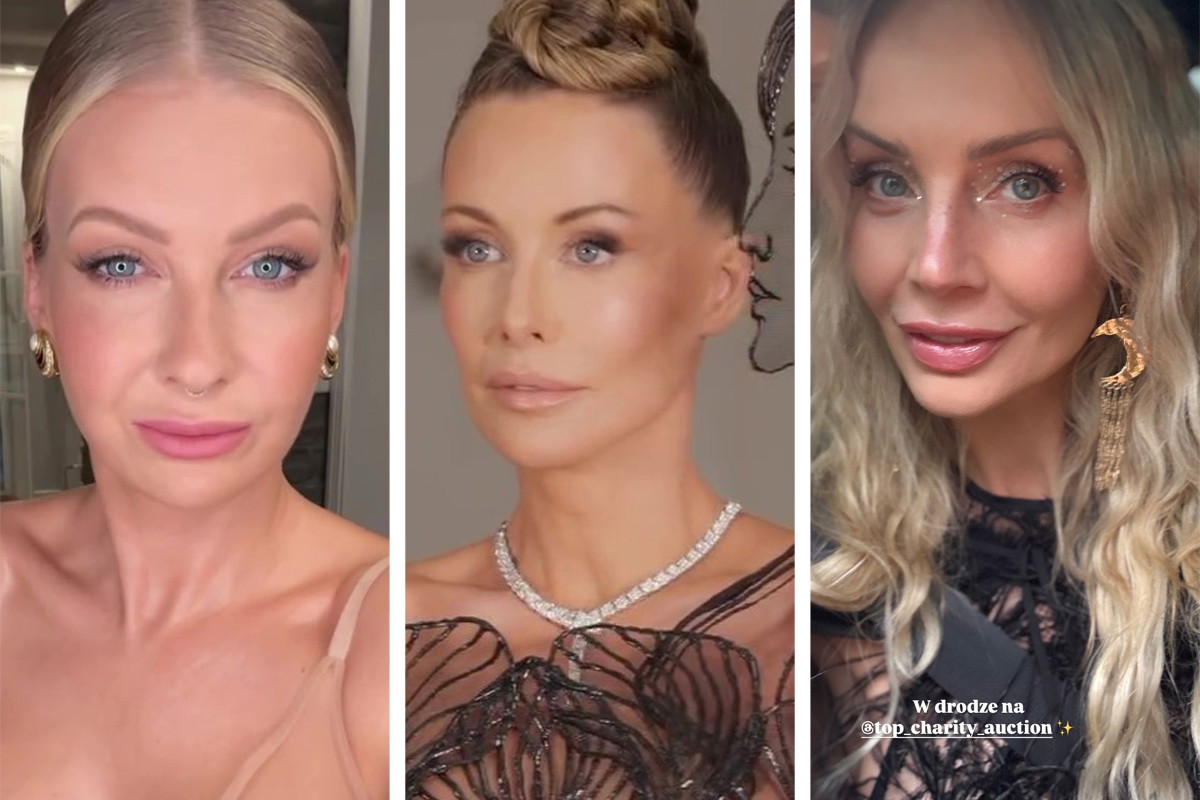 Edyta Pazura, Małgorzata Rozenek i Agnieszka Woźniak-Starak na gali Top Charity