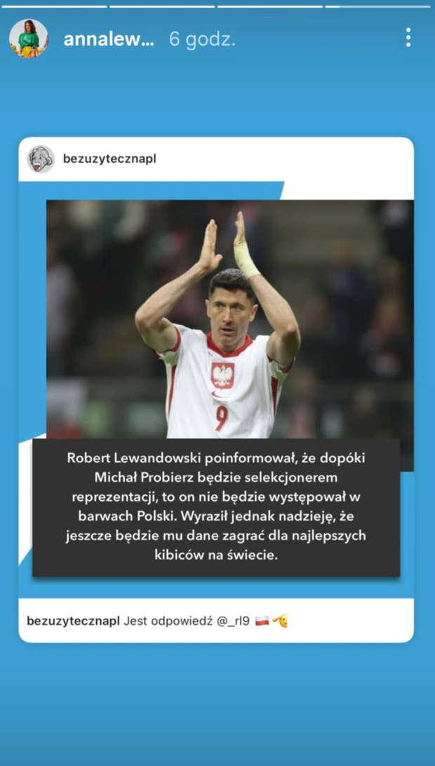 Anna Lewandowska o rezygnacji Roberta Lewandowskiego z reprezentacji Polski