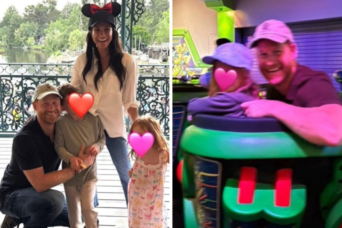 Meghan Markle i książę Harry szaleją z dziećmi w Disneylandzie
