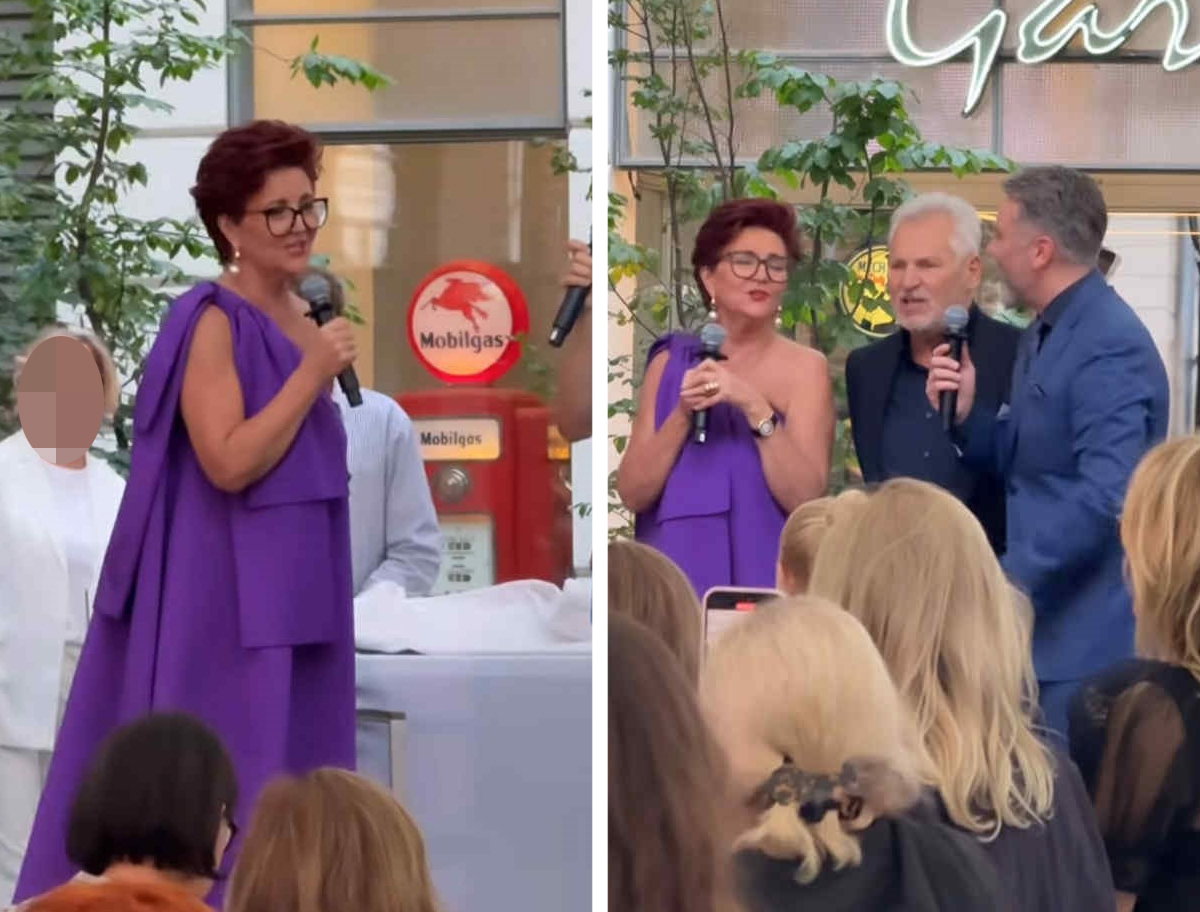 Jolanta Kwaśniewska chwyciła za mikrofon na swoich 70. urodzinach! Zaśpiewała z uwielbianym gwiazdorem, fot: Instagram/joannaprzetakiewicz