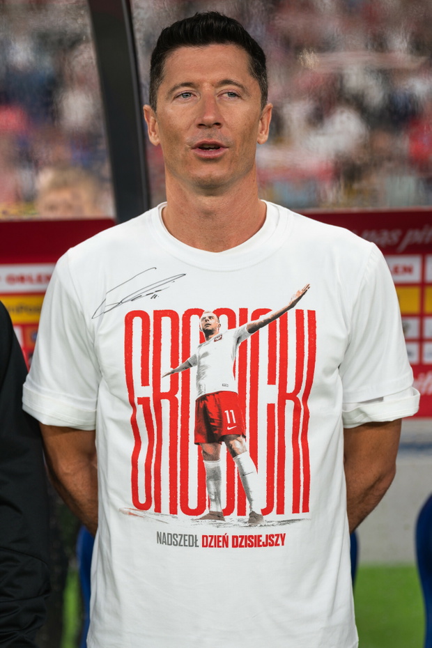 Robert Lewandowski pożegnał Kamila Grosickiego