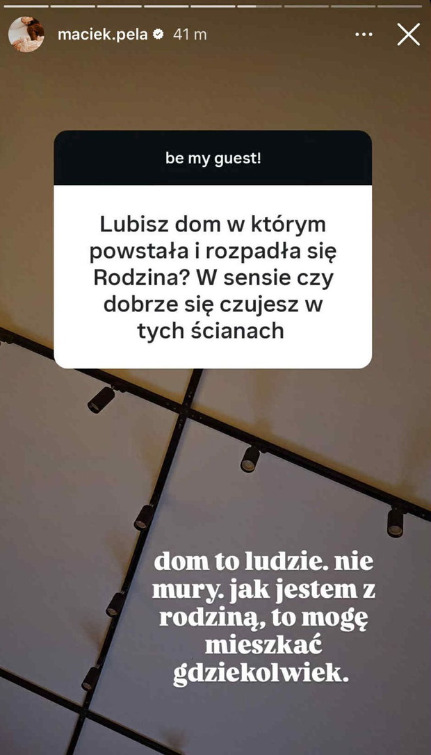Maciej Pela zaskoczył wyznaniem o swoim domu
