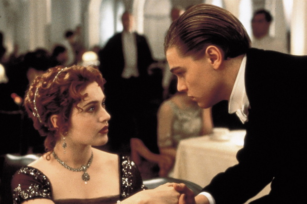 Kate Winslet i Leonardo DiCaprio w filmie Titanic