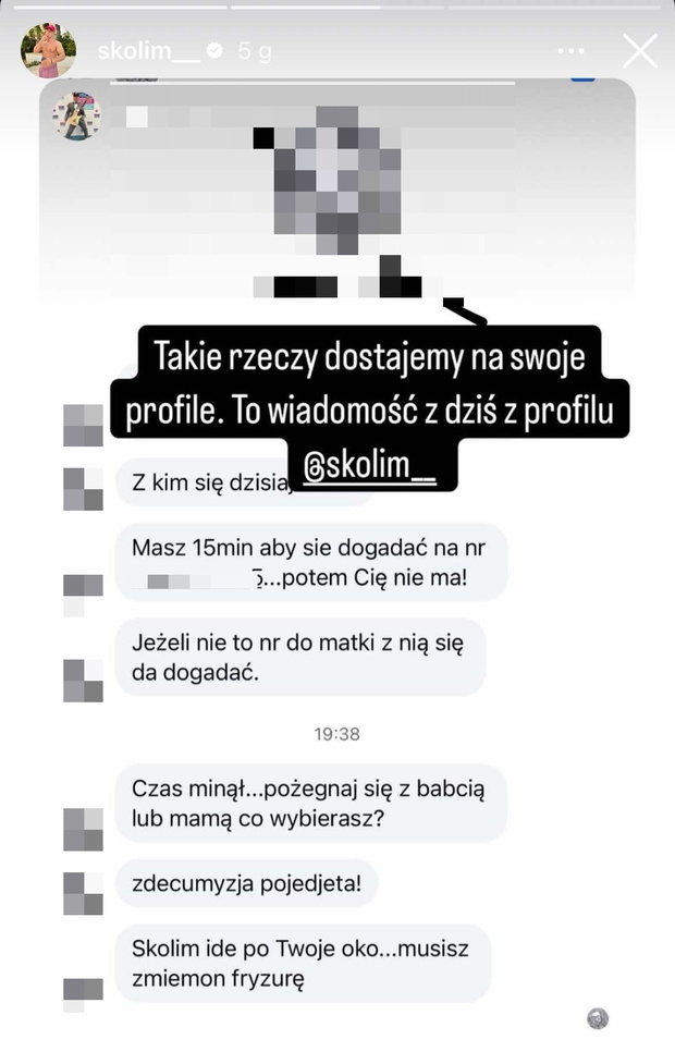 Psychofan wtargnął do domu Skolima
