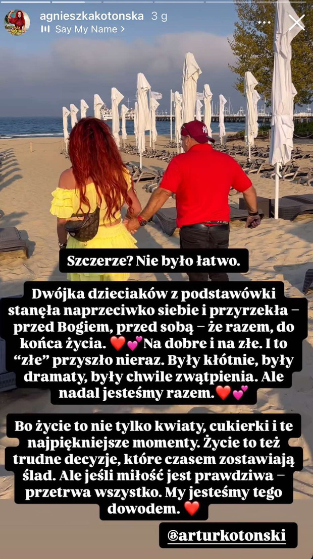 Agnieszka Kotońska nagle zabrała głos ws. swojego małżeństwa
