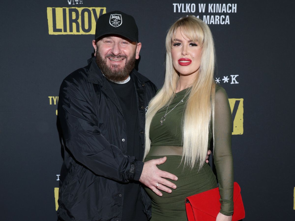 Liroy zostanie ojcem. Jego żona Dorota pochwaliła się ciążowym brzuszkiem na premierze filmu