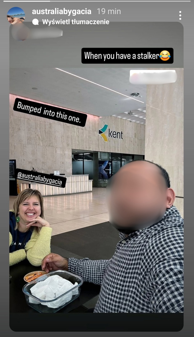 Agata ze ŚOPW w towarzystwie przystojnego brunetaf
