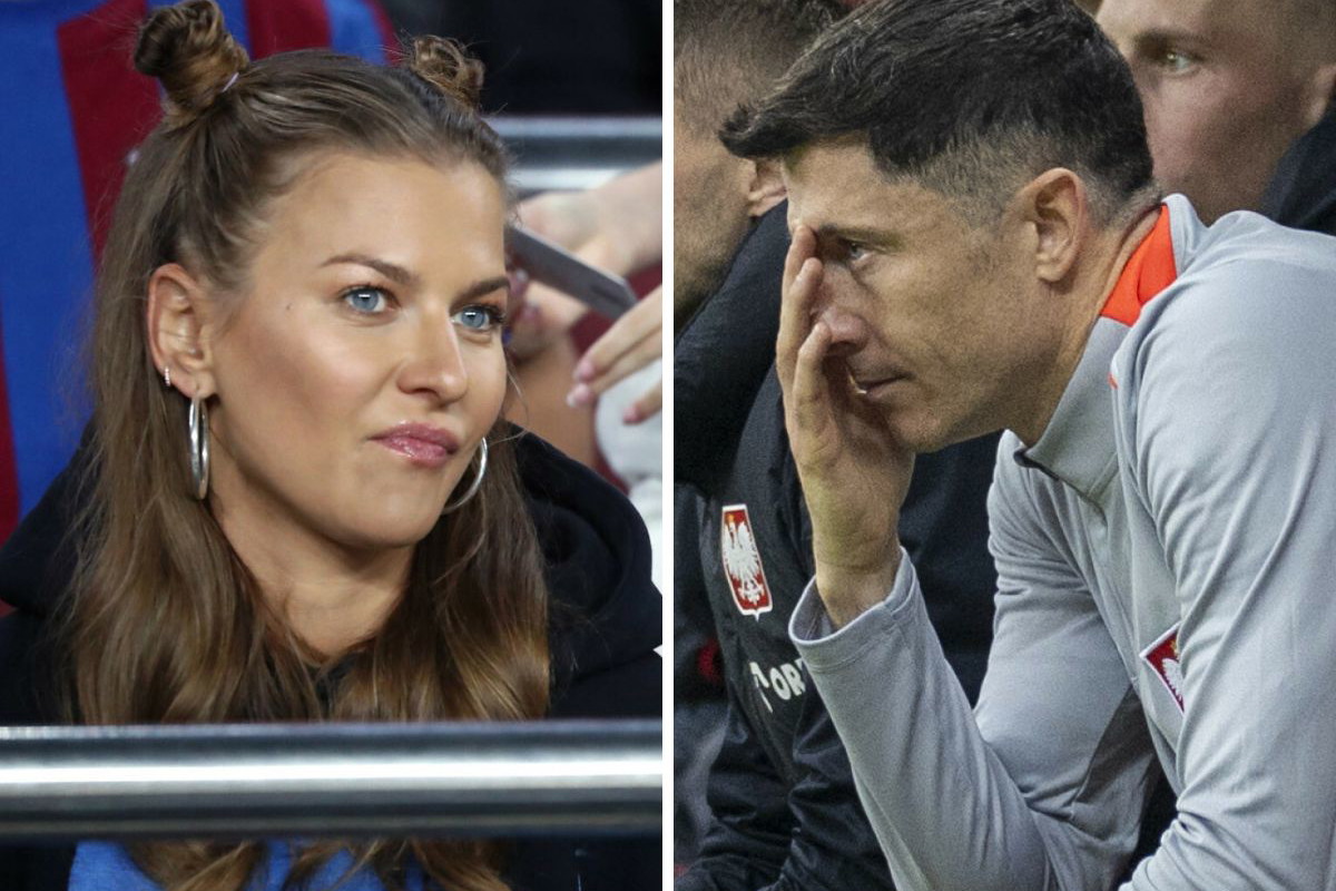Ania Lewandowska po meczu z Litwą pokazała nagranie z mężem