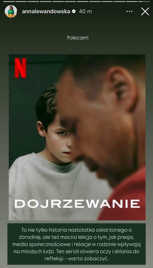 Netflixowy hit, który zachwycił Annę Lewandowską