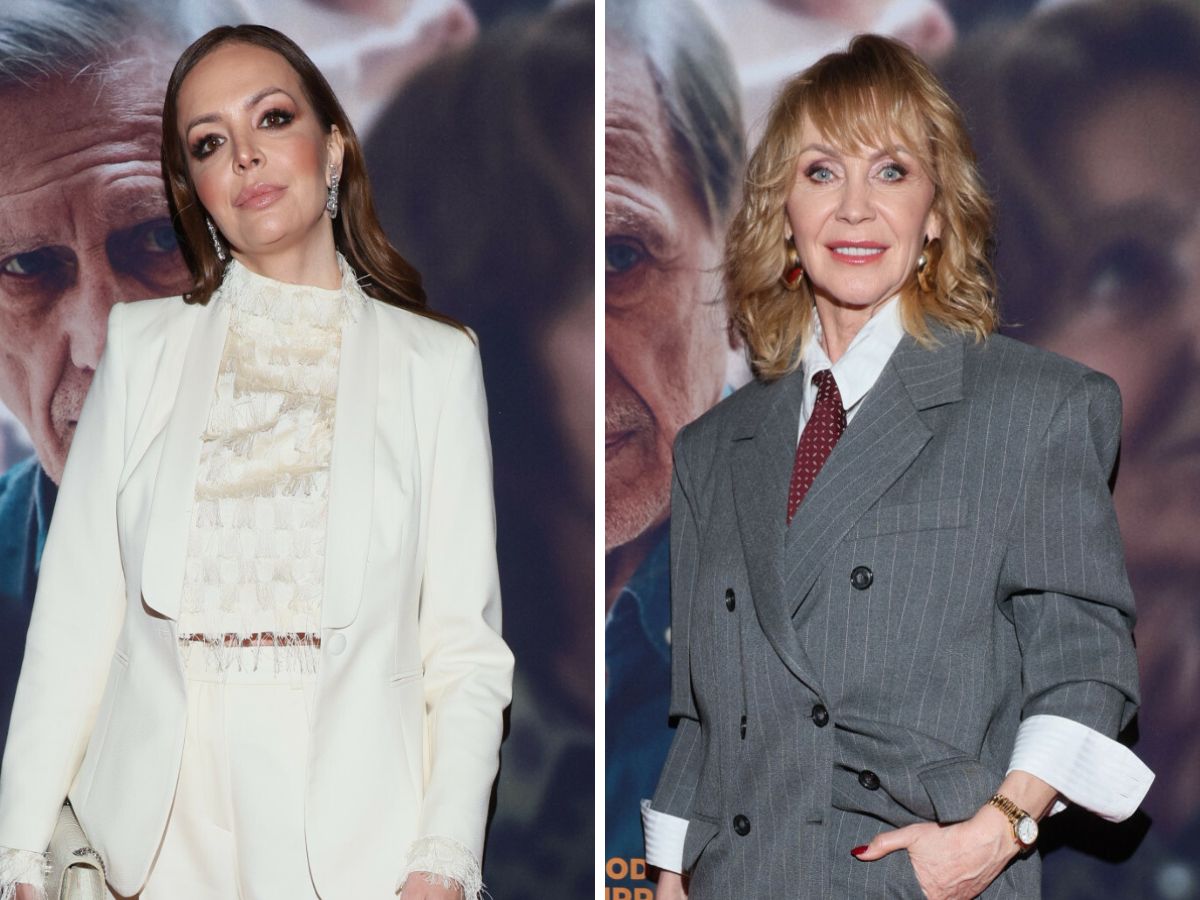 Beata Ścibakowna i Anna Wendzikowska na premierze filmu "Skrzyżowanie" Fot. Pawel Wodzynski/East News,