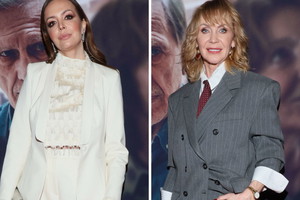 Beata Ścibakowna i Anna Wendzikowska na premierze filmu "Skrzyżowanie" Fot. Pawel Wodzynski/East News,