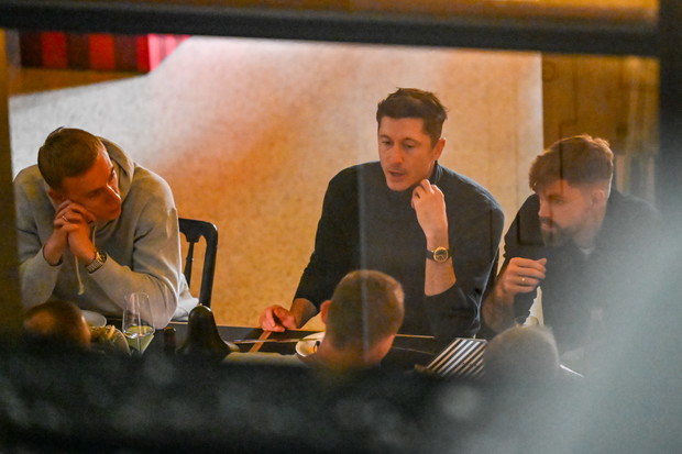 Robert Lewandowski i piłkarze reprezentacji Polski