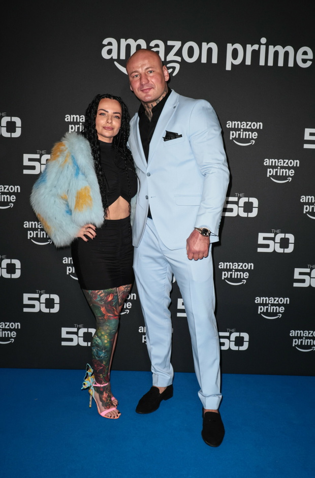 Kamila Wybrańczyk i Artur Szpilka na konferencji programu The 50