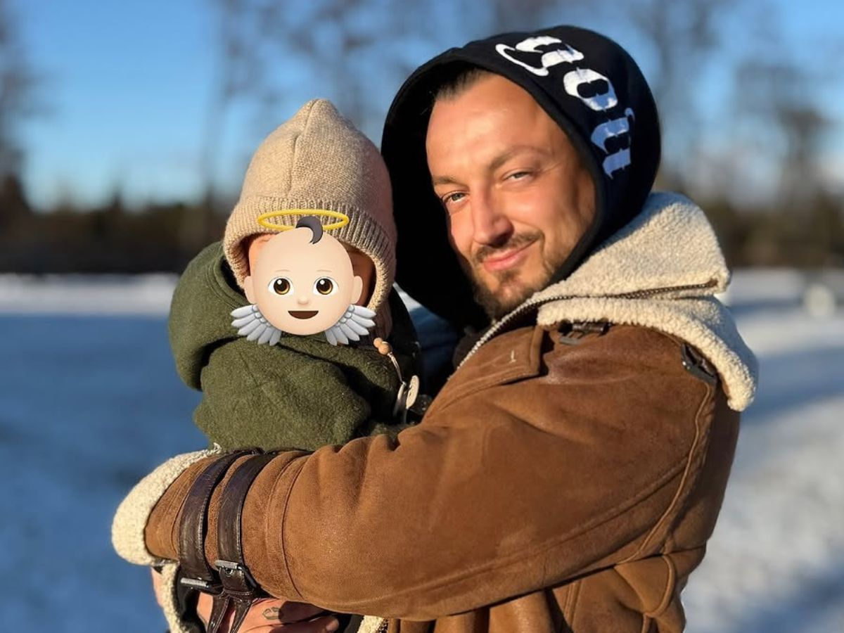 Aleksander Baron pokazał, jak spędza czas z synem