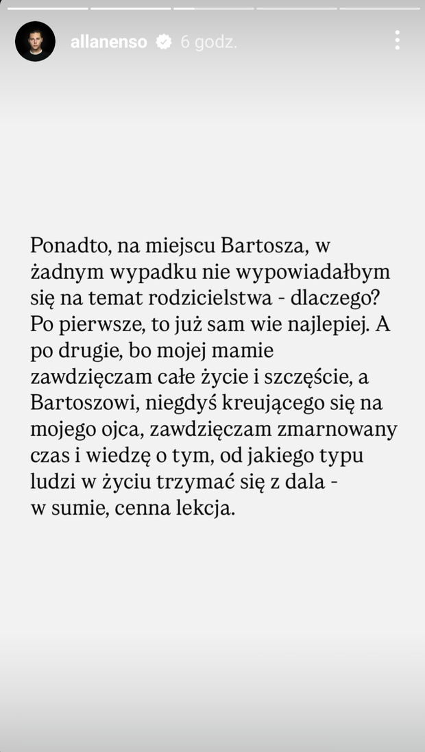 Oświadczenie Allana Krupy