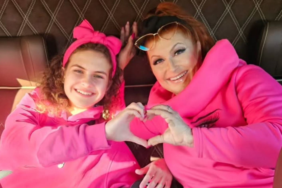 Katarzyna Skrzynecka spędza weekend z córką