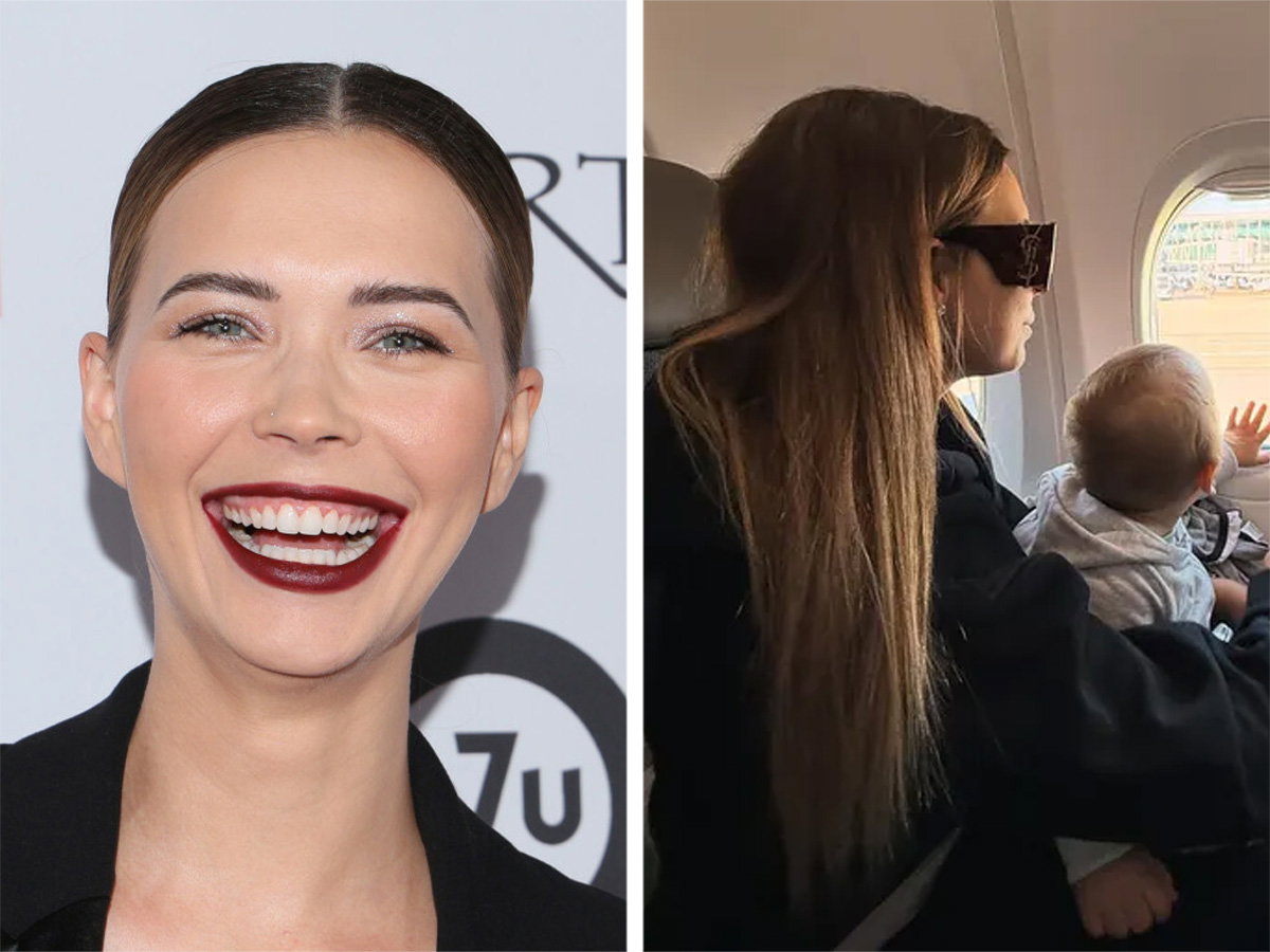 Sandra Kubicka o locie samolotem z synem