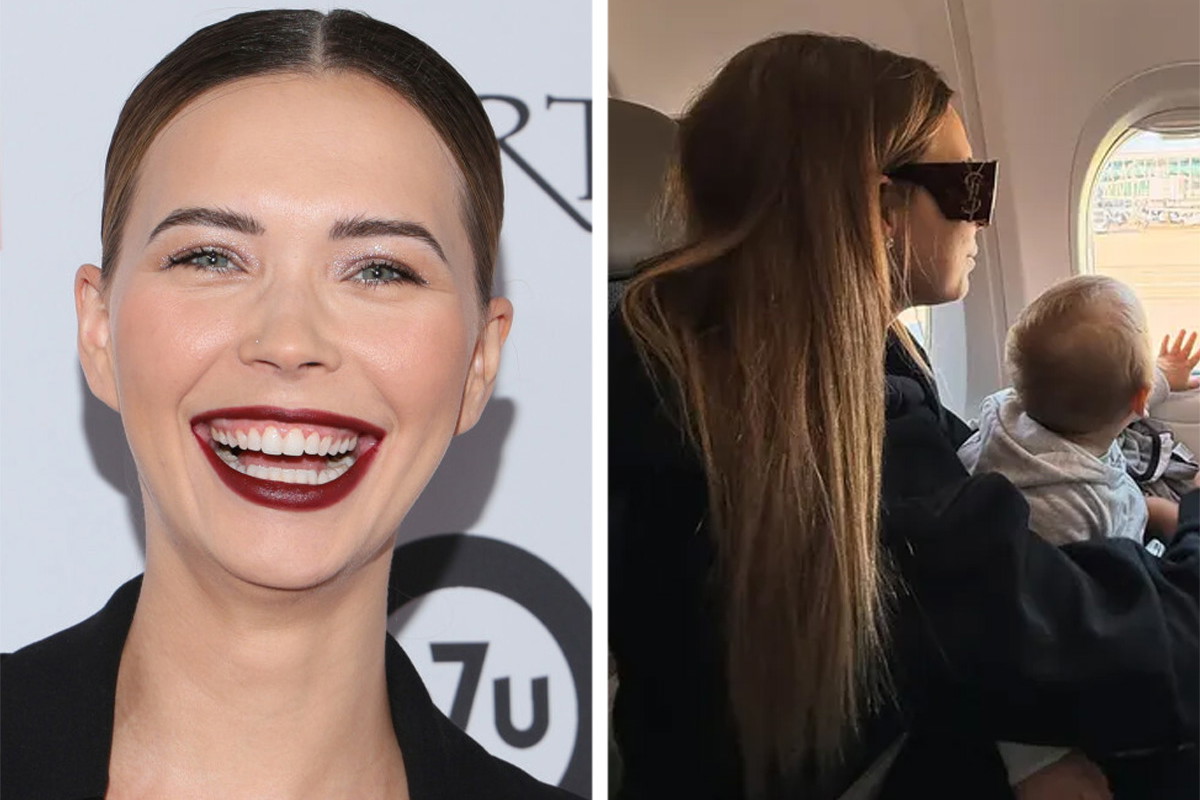 Sandra Kubicka o locie samolotem z synem